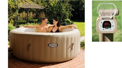 Intex 28404 PureSpa Bubble Therapy Jacuzzi 4-Persoons