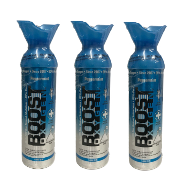 3 x 9 liter Boost oxygen peppermint