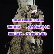 Spiritualiteit en Zingeving Le Marabout Gaba est un grand prêtre marabout vaudou africain