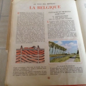 Studieboeken 2 BOEKEN;LA GEOGRAPHIE d/L BELGIQUE,2 LIVRES ancien ècrits en fr